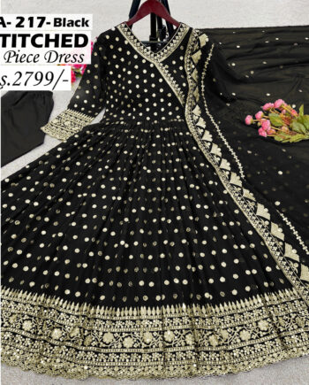 STITCHED 3 piece DRESS LS - 217 B