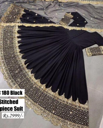 STITCHED 3 piece DRESS LS - 180 B