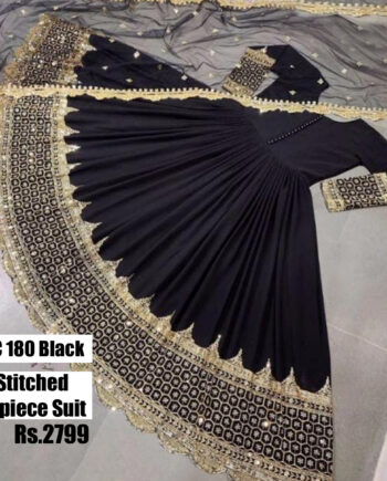 STITCHED 3 piece DRESS LS - 180 B