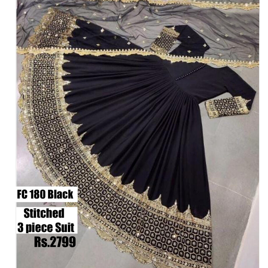 STITCHED 3 piece DRESS LS - 180 B