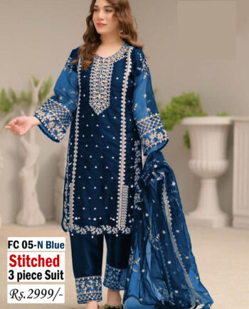 STITCHED 3 piece DRESS LS - 05 NB