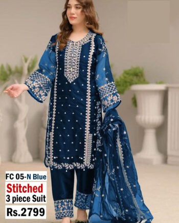 STITCHED 3 piece DRESS LS - 05 NB