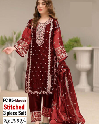 STITCHED 3 piece DRESS LS - 05 M