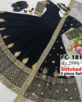 STITCHED 3 piece DRESS FA- 181